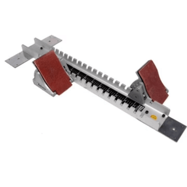Athletics Starting Blocks | Neuff Galaxy | Aluminium Centre Bar, Brown Footplates